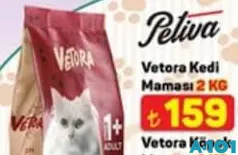 PELİVA VETORA KEDİ MAMASI 2 KG fiyat ve kampanya bilgisi